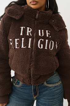 CHAQUETA SHERPA BORDADA, image 5