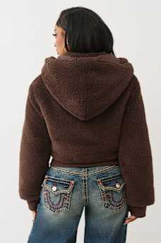 CHAQUETA SHERPA BORDADA, image 6