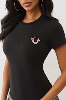 CRYSTAL LOGO CREWNECK TEE, image 6