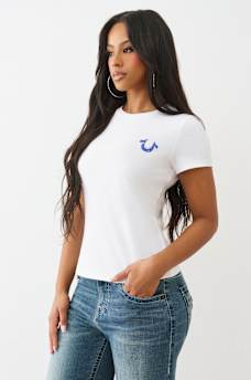 CRYSTAL LOGO CREWNECK TEE, image 4