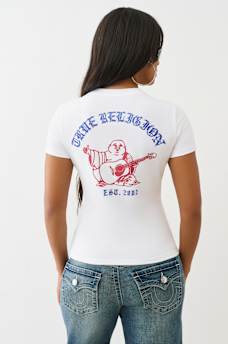 CRYSTAL LOGO CREWNECK TEE, image 5