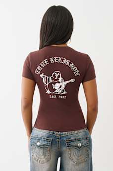 CRYSTAL LOGO CREWNECK TEE, image 5