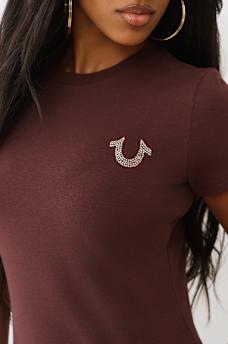 CRYSTAL LOGO CREWNECK TEE, image 6