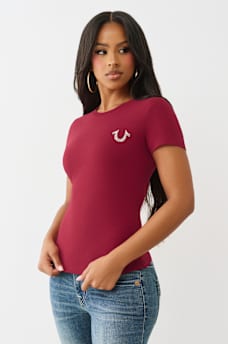 CRYSTAL LOGO CREWNECK TEE, image 4