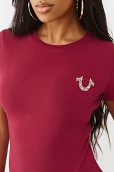 CRYSTAL LOGO CREWNECK TEE, image 6