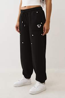 PANTALONES JOGGER CARPINTEROS BOYFRIEND CON TACHAS, image 3
