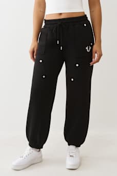 PANTALONES JOGGER CARPINTEROS BOYFRIEND CON TACHAS, image 1