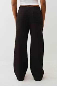 PANTALONES DEPORTIVOS DE PIERNA ANCHA CON LETRAS CON CRISTALES, image 5