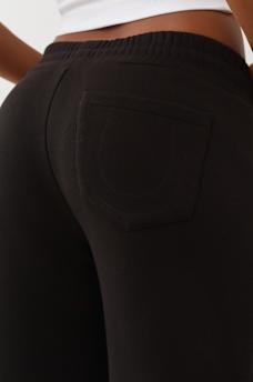 PANTALONES DEPORTIVOS DE PIERNA ANCHA CON LETRAS CON CRISTALES, image 6