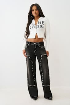 JACQUARD LOGO FUZZY ZIP HOODIE, image 3