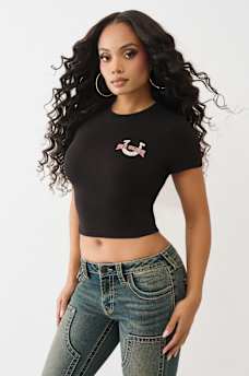 SCREEN PRINTED LOGO BABY TEE, image 4