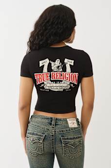 SCREEN PRINTED LOGO BABY TEE, image 6