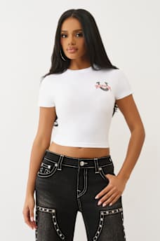 SCREEN PRINTED LOGO BABY TEE, image 2