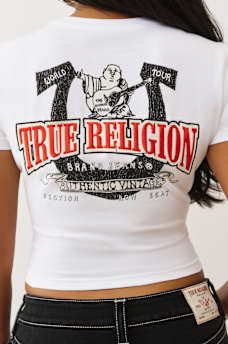 SCREEN PRINTED LOGO BABY TEE, image 1