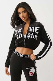 VELOUR TRACK JACKET, image 2