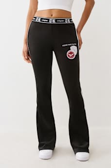VELOUR  BOOTCUT TRACK PANT, image 3