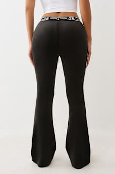 VELOUR  BOOTCUT TRACK PANT, image 4