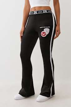 VELOUR  BOOTCUT TRACK PANT, image 1