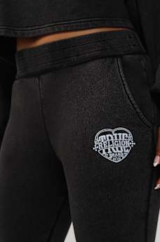 WASHED HERITAGE BOOTCUT SWEATPANT