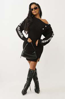 SU&Eacute;TER LARGO CON HOMBRO DESCUBIERTO, image 2