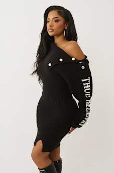 SU&Eacute;TER LARGO CON HOMBRO DESCUBIERTO, image 4