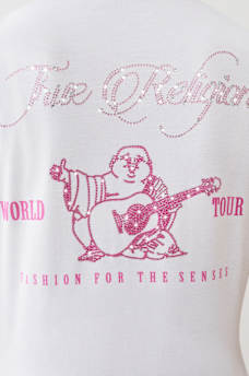 CRYSTAL BUDDHA V NECK TEE, image 1