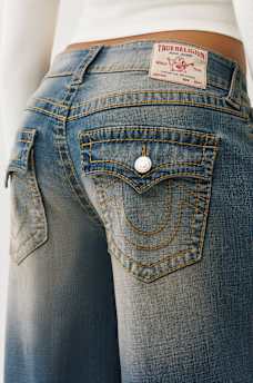 JESSIE MID RISE BIG T SUPER BAGGY JEAN, image 1