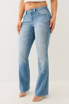 BECCA CRYSTAL MID RISE BOOTCUT JEAN, image 1
