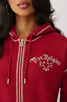 WINGED HEART APPLIQUE BOYFRIEND HOODIE, image 7