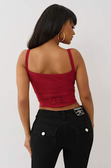 REVERSIBLE RIBBED TANK TOP, image 7