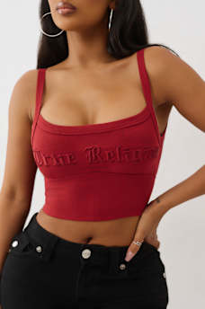 REVERSIBLE RIBBED TANK TOP, image 1