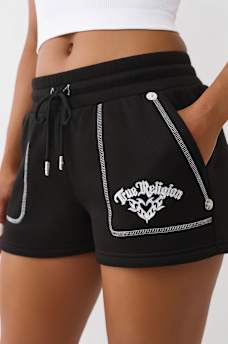 EMBROIDERED RELAXED SHORT, image 1