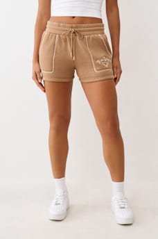 EMBROIDERED RELAXED SHORT, image 2