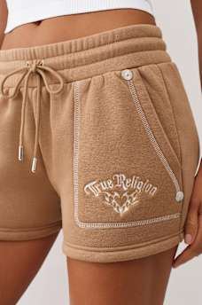 EMBROIDERED RELAXED SHORT, image 1