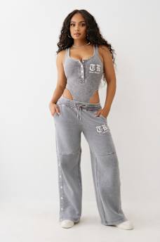 ACID WASHED SNAPAWAY SWEATPANT, image 2
