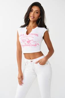 BUDDHA V-NOTCH BABY TEE, image 2