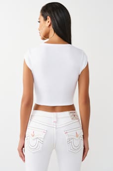 BUDDHA V-NOTCH BABY TEE, image 5