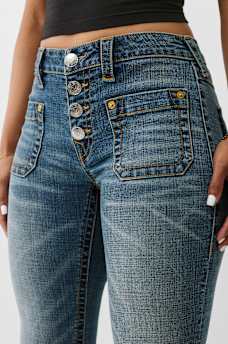 BECCA FRONT POCKET BOOTCUT JEAN, image 6