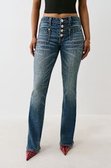 BECCA FRONT POCKET BOOTCUT JEAN, image 1
