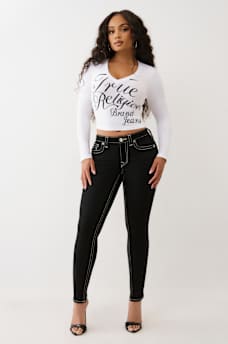 JENNIE MID RISE CURVY SKINNY JEAN, image 3