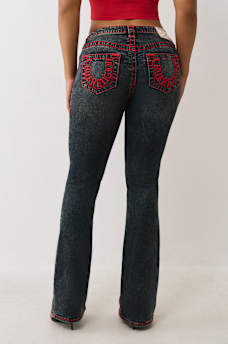 JEANS CORTE DE BOTA BECCA CON COSTURA S&Uacute;PER T, image 7