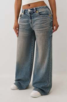 JESSIE MID RISE BIG T BAGGY JEAN, image 3