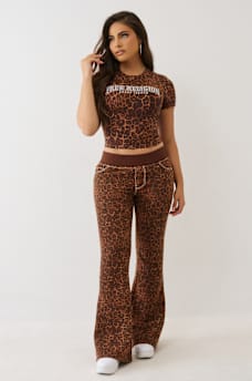 LEOPARD CRYSTAL LOGO BABY TEE, image 4