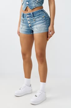 FRONT POCKET DENIM SHORT, image 4