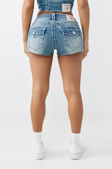 FRONT POCKET DENIM SHORT, image 6