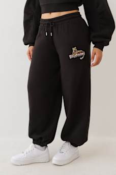 CRYSTAL LEOPARD BAGGY JOGGER, image 3