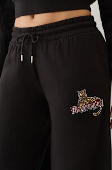 CRYSTAL LEOPARD BAGGY JOGGER, image 5
