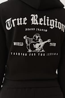 CRYSTAL LOGO ZIP HOODIE, image 1