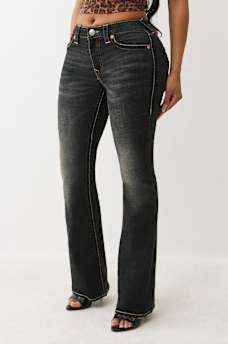 BECCA MID RISE BIG T BOOTCUT JEAN, image 4
