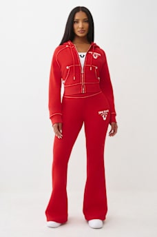 SHRUNKEN  CRYSTAL WING ZIP HOODIE, image 3